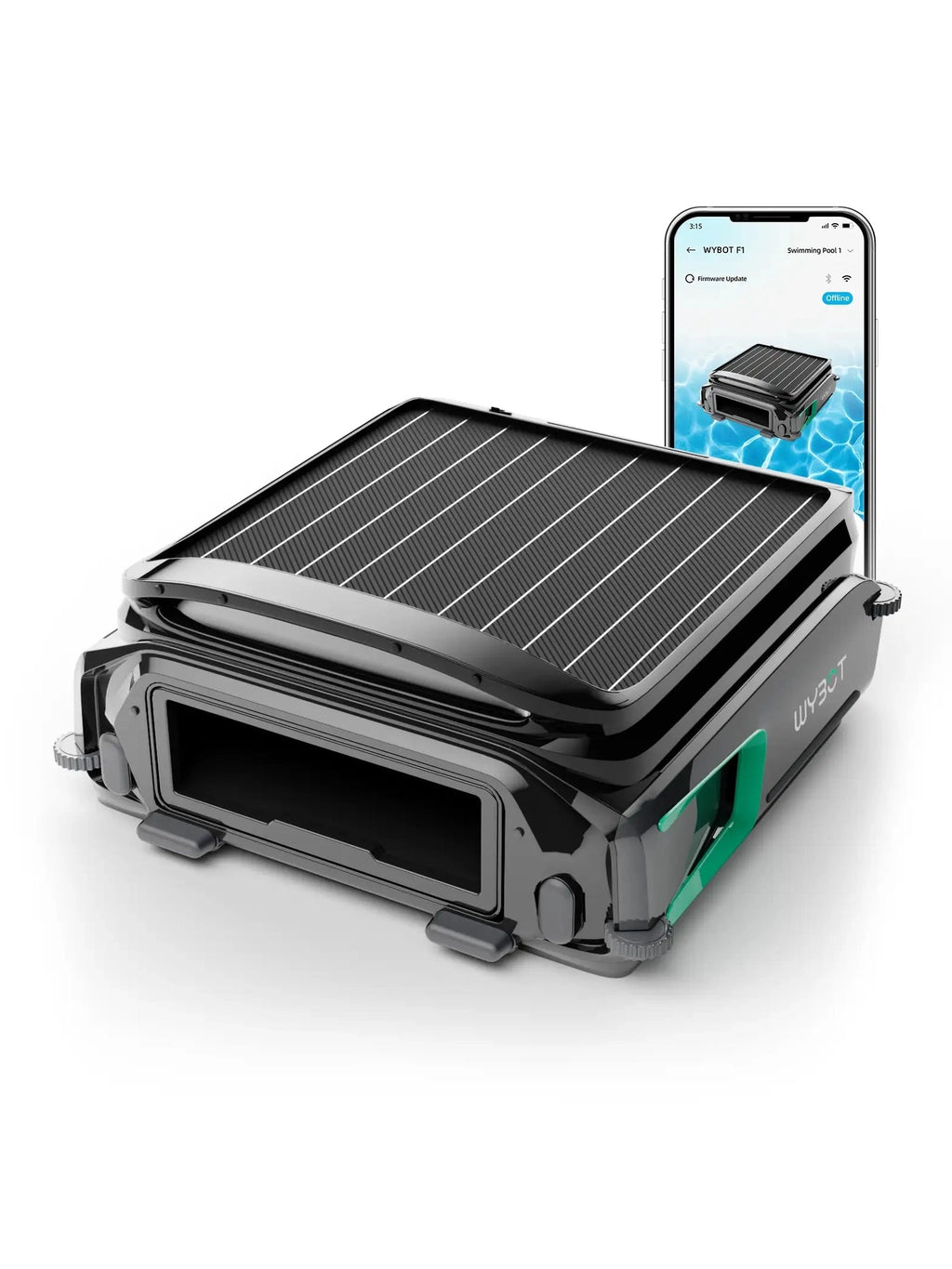WYBOT F1 Pool Skimmer Solar Powered Robotic Cleaner-0