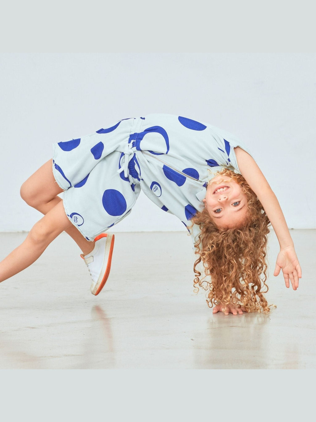 Blue Boys and Girls Jumpsuit