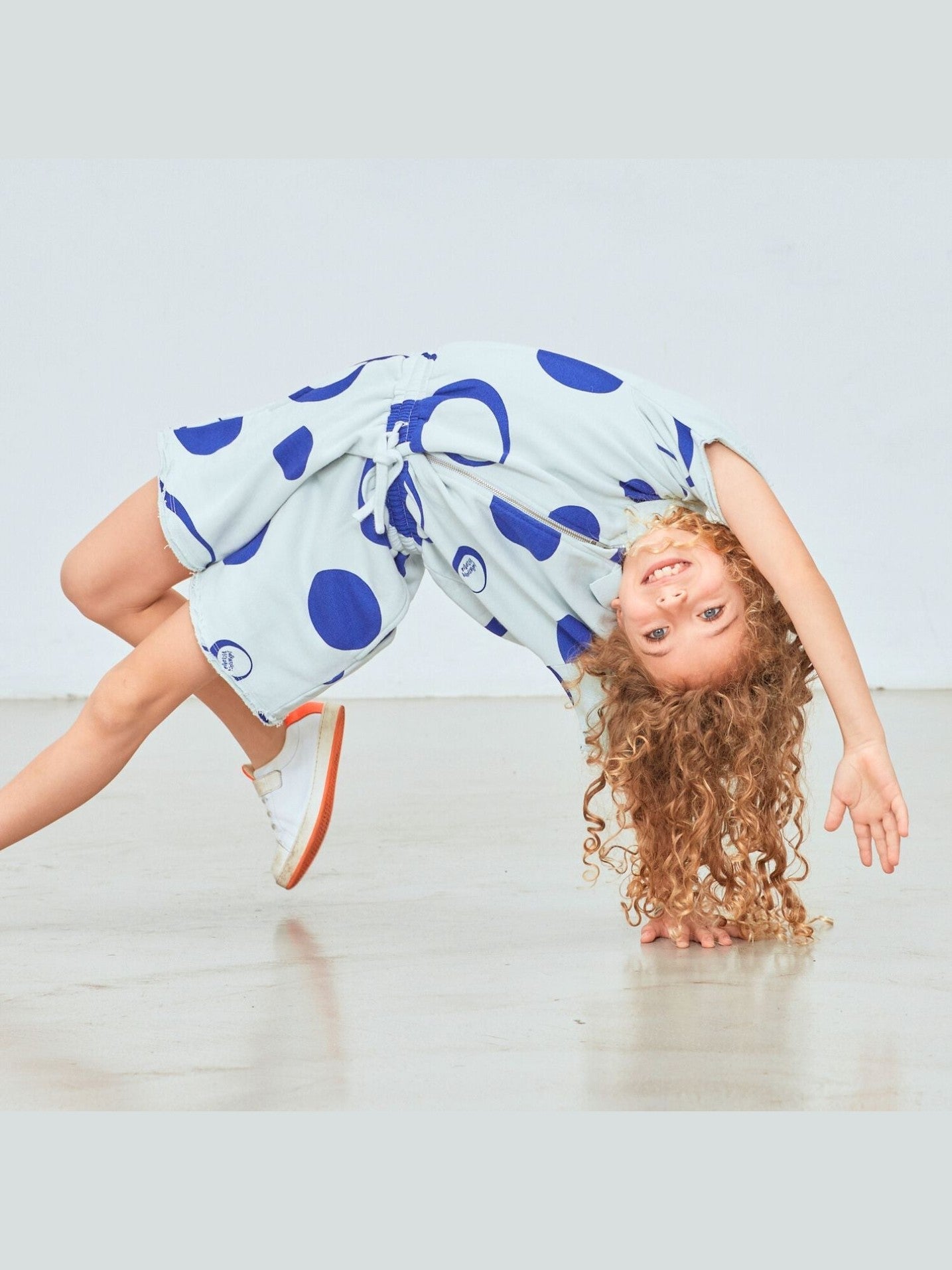 Blue Boys and Girls Jumpsuit