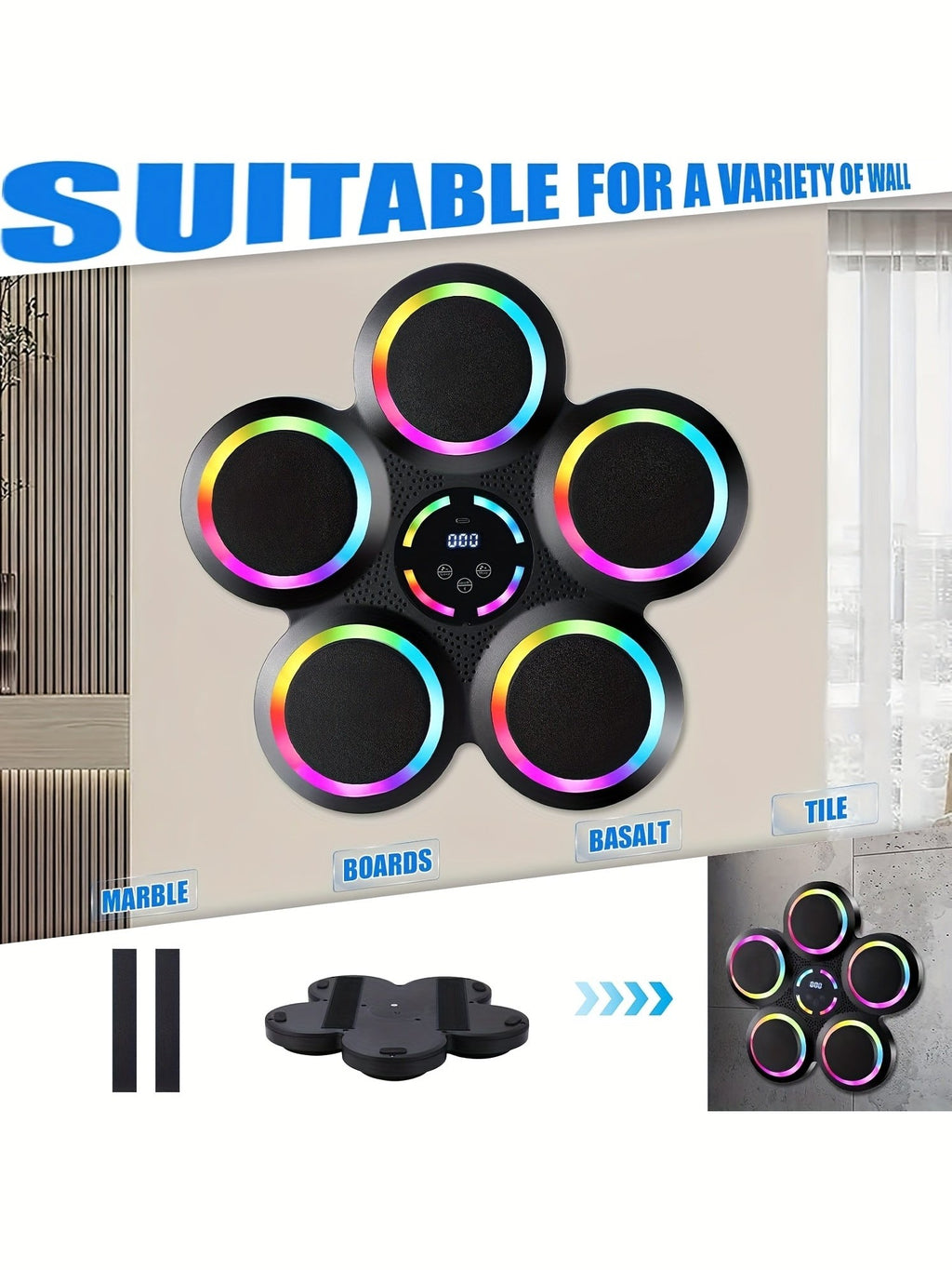 Smart Music Boxing Machine Wall-Mount