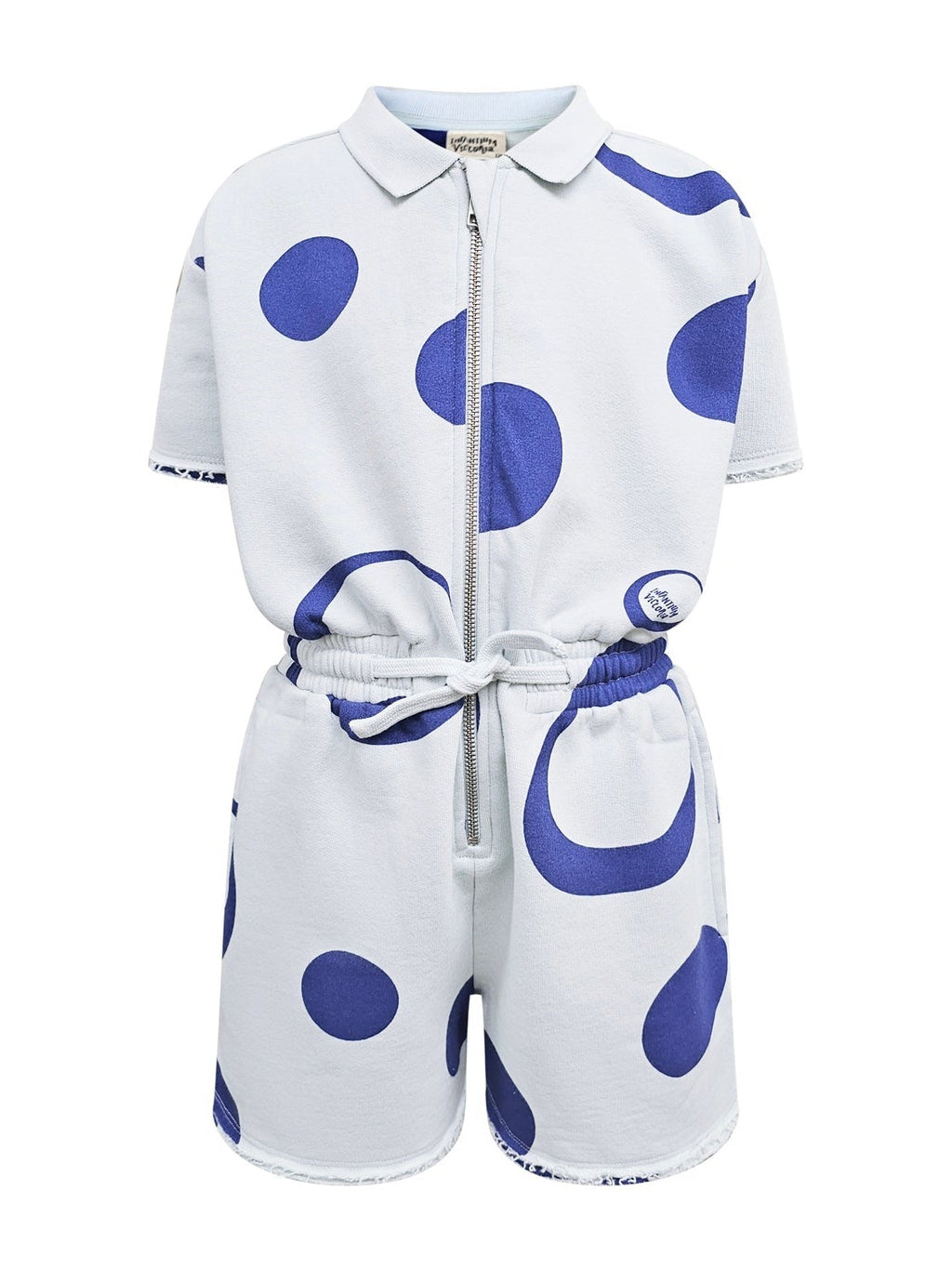 Blue Boys and Girls Jumpsuit