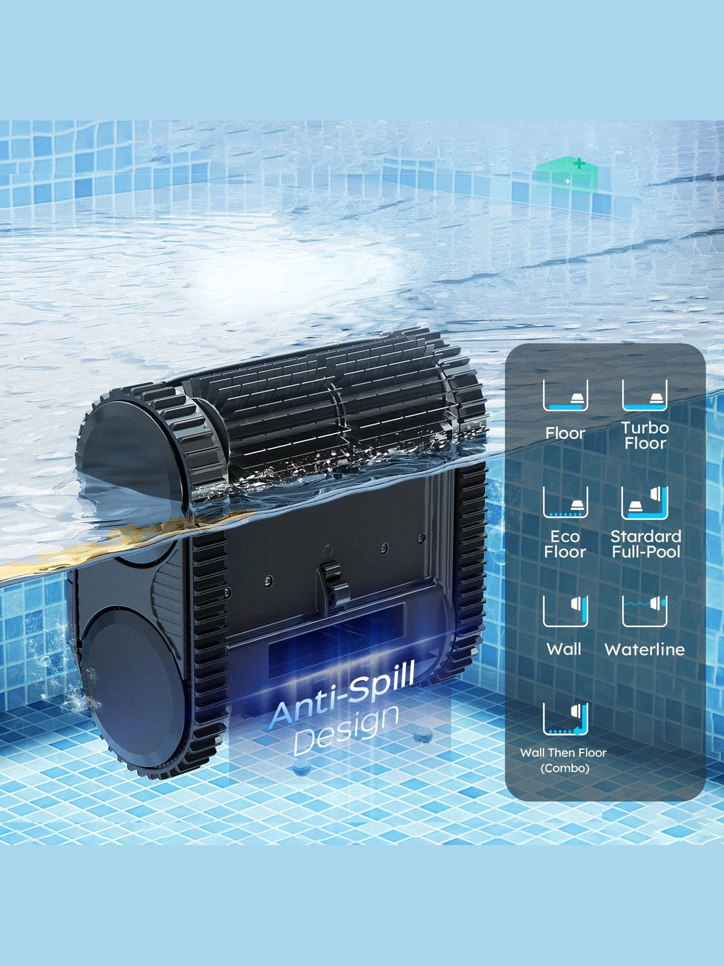 WYBOT C2 Cordless Robotic Pool Cleaner With App Control-4