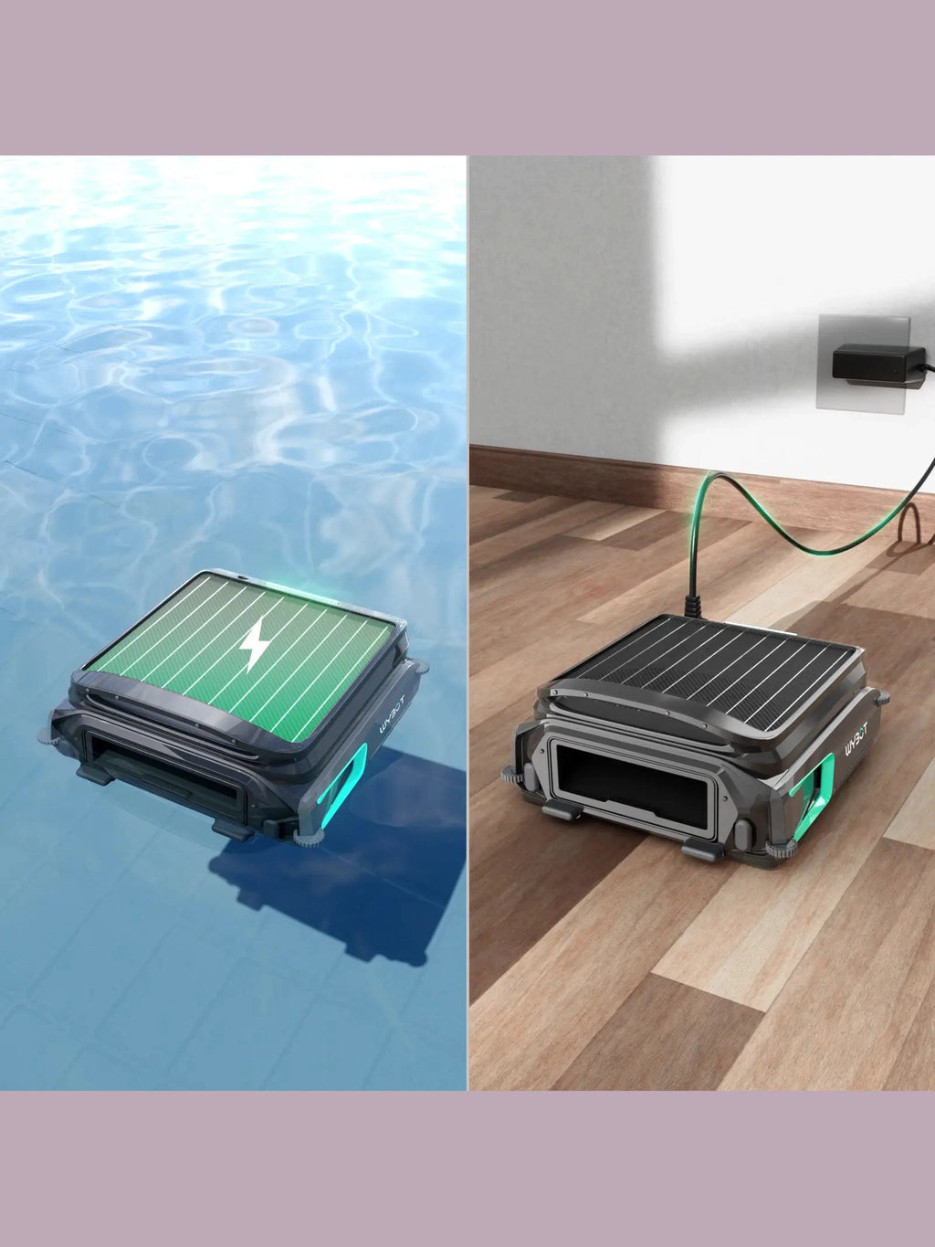 WYBOT F1 Pool Skimmer Solar Powered Robotic Cleaner-2