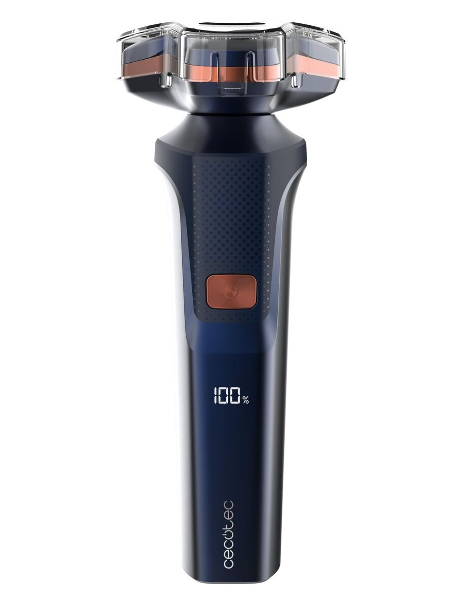 Cecotec PrecisionCare Aluminum Electric Shaver, titanium, 2 speeds, 2h battery