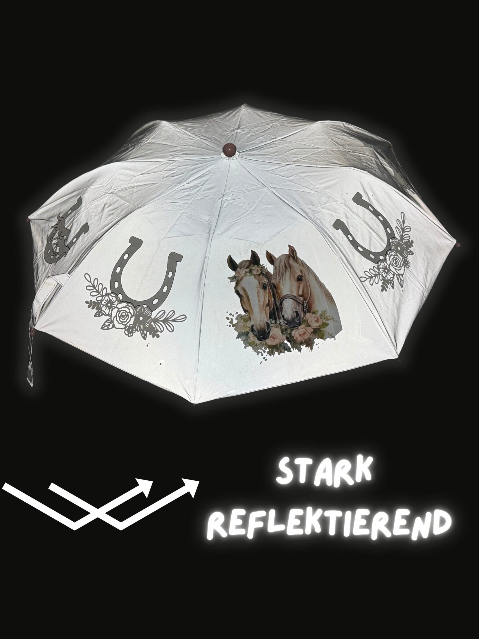 Magic Reflektor Regenschirm Pferd-3