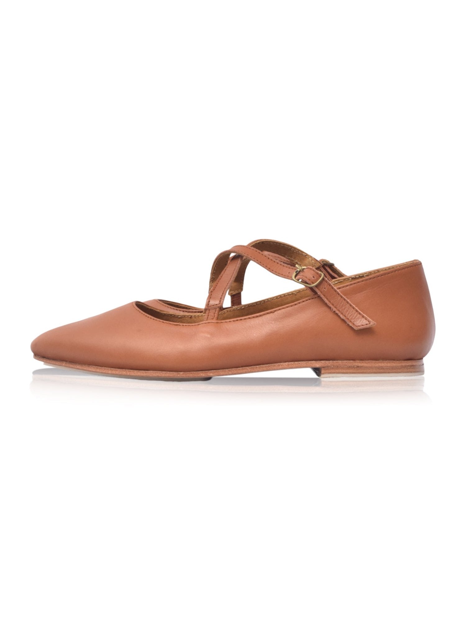 Bella Vita Criss-Cross Pointed Flats-4