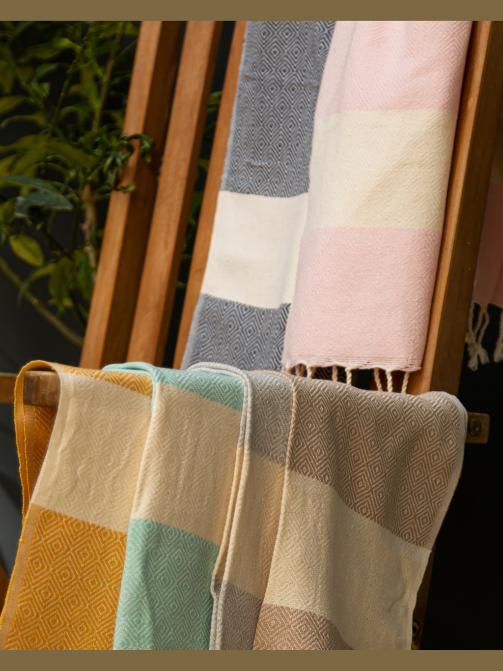 DIAMANT Hammam Towel, Beach Towel, Peshtemal - Beige