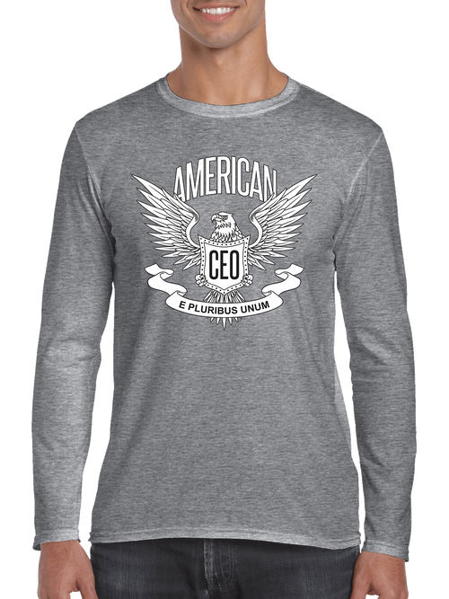 American CEO Patriotic Eagle Long Sleeve Shirt