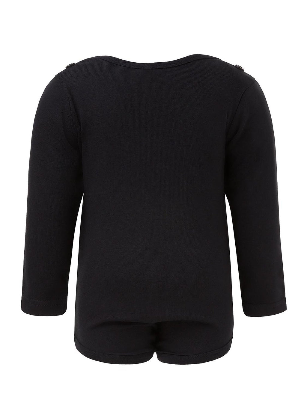 Black Onesie with Green Elements 