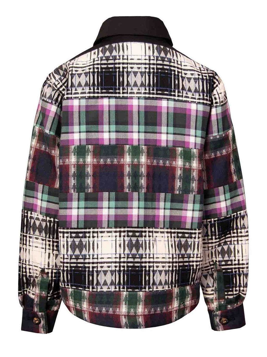 Mixed Tartan Plaid Shirt