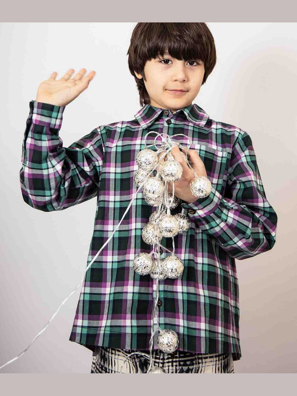 Fancy Tartan Shirt for Kids