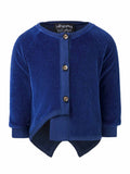 Blue Velvet Baby Jacket-0
