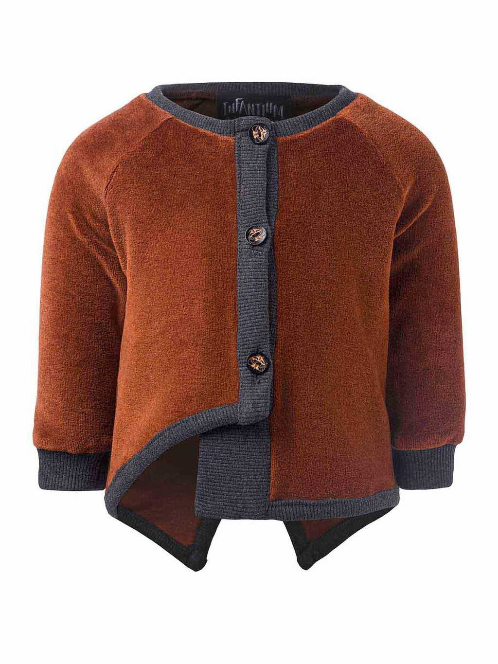 Copper Velvet Baby Jacket-0