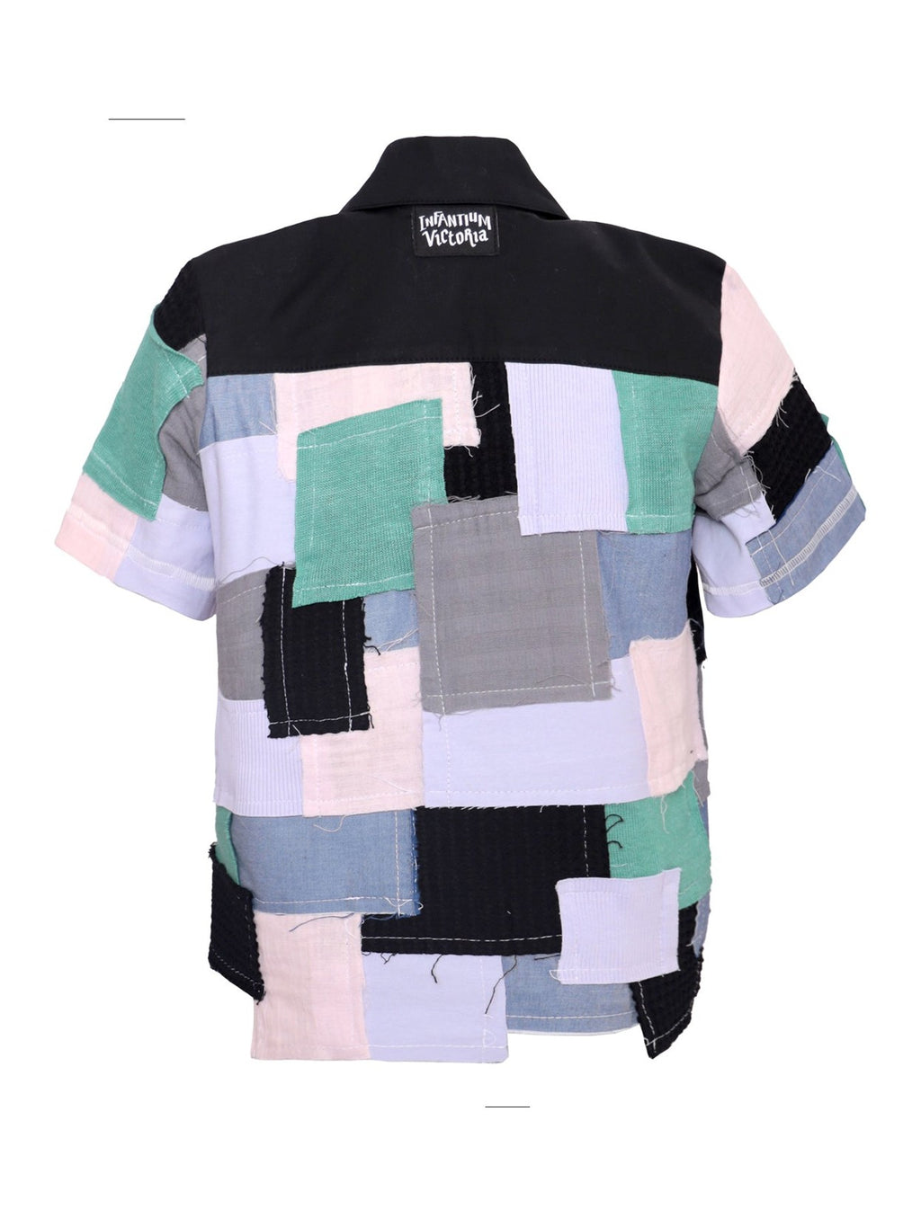 Zero Waste Patchwork Shirt for Kids-1