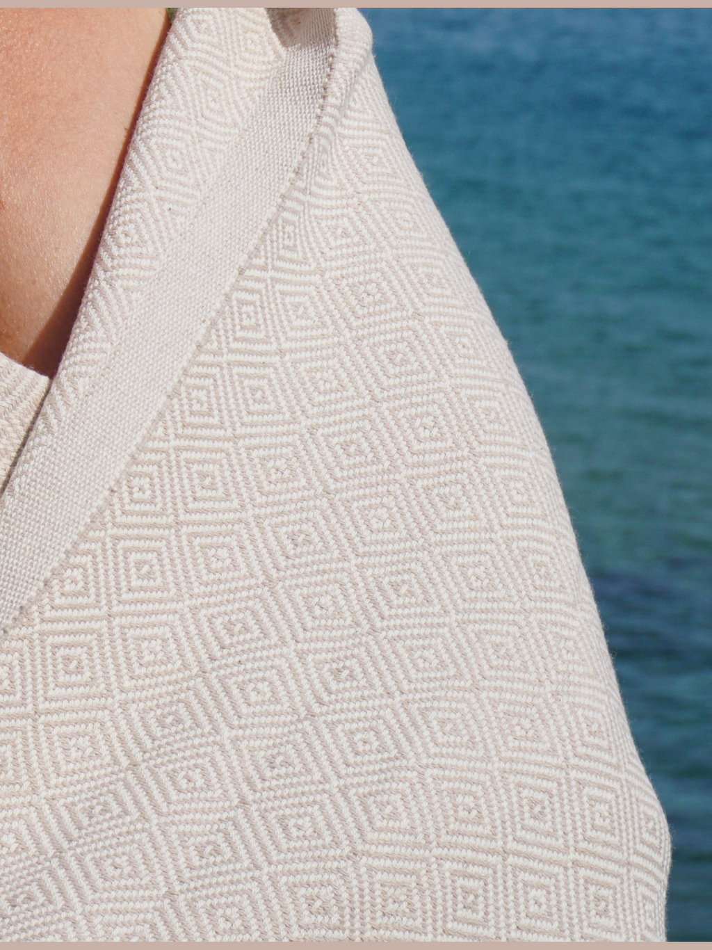DIAMANT Hammam Towel, Beach Towel, Peshtemal - Beige