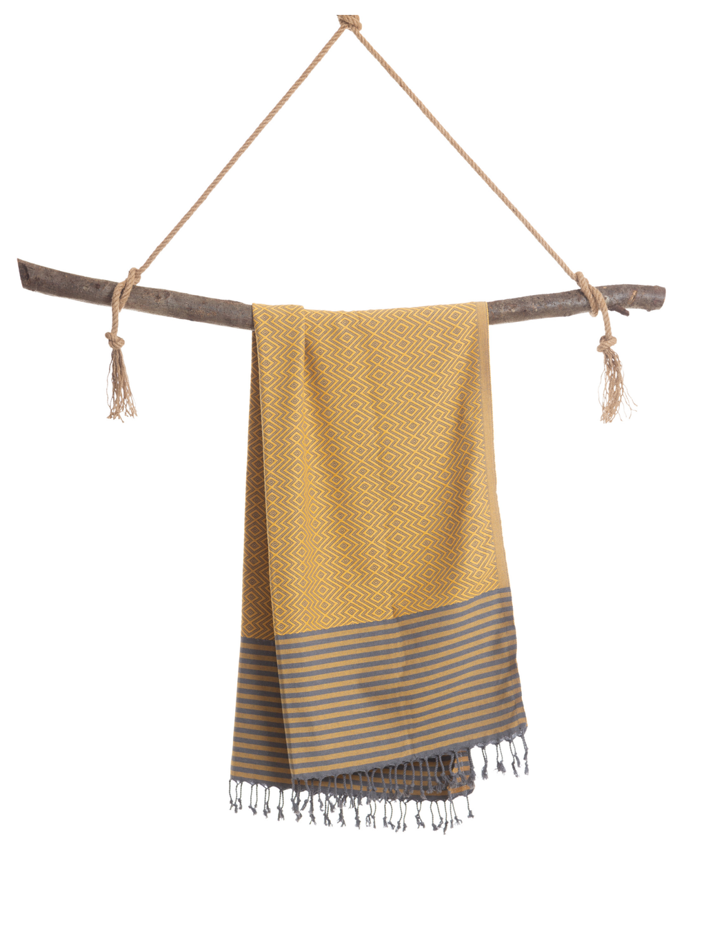SAHARA Hammam Beach Towel Spa Sauna Towel - Yellow