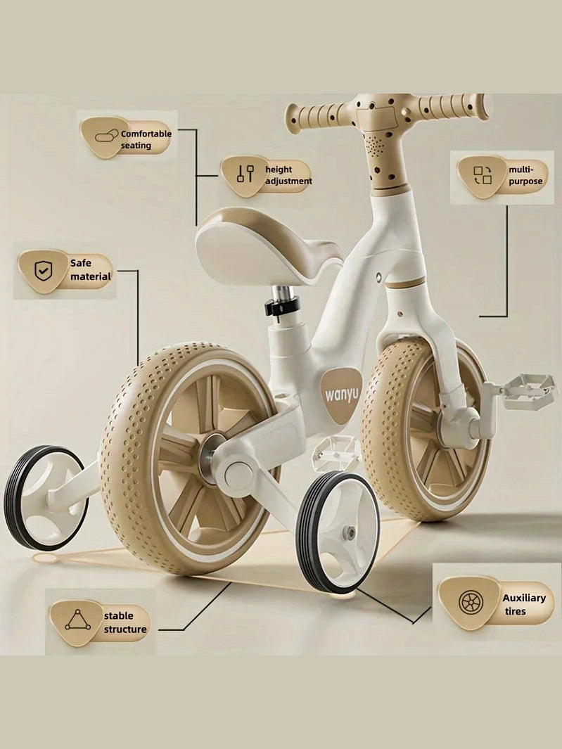 Kids Balance Trike with Training Wheels (2-in-1)-4
