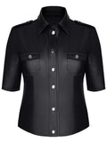 schwarze Jacke TDLotte001 - 2XL-0