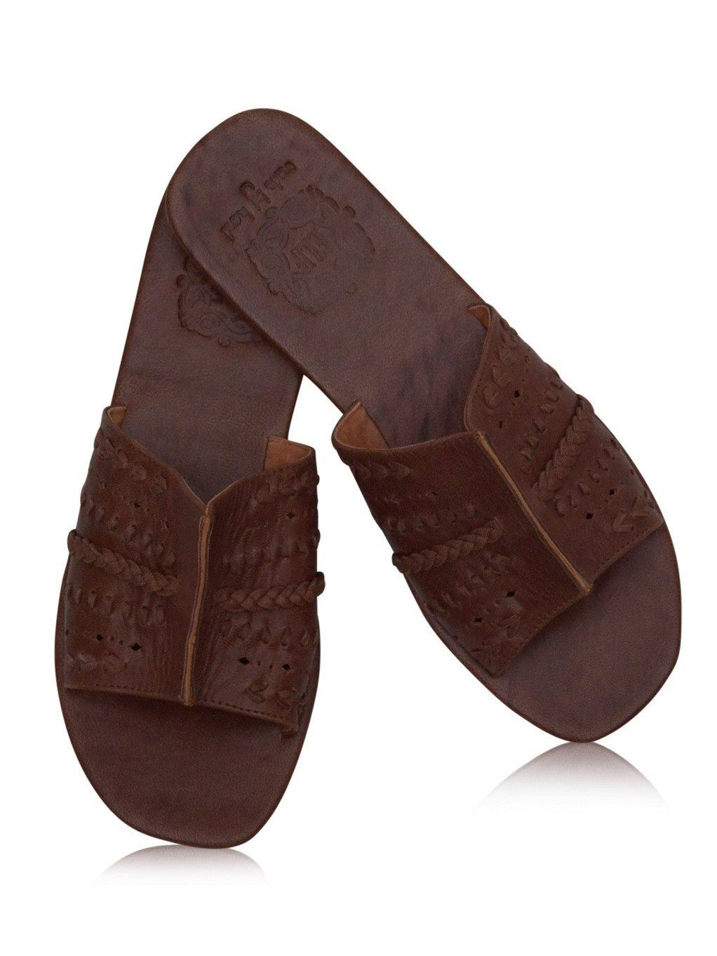 Dolce Vita Leather Slide Sandals-6