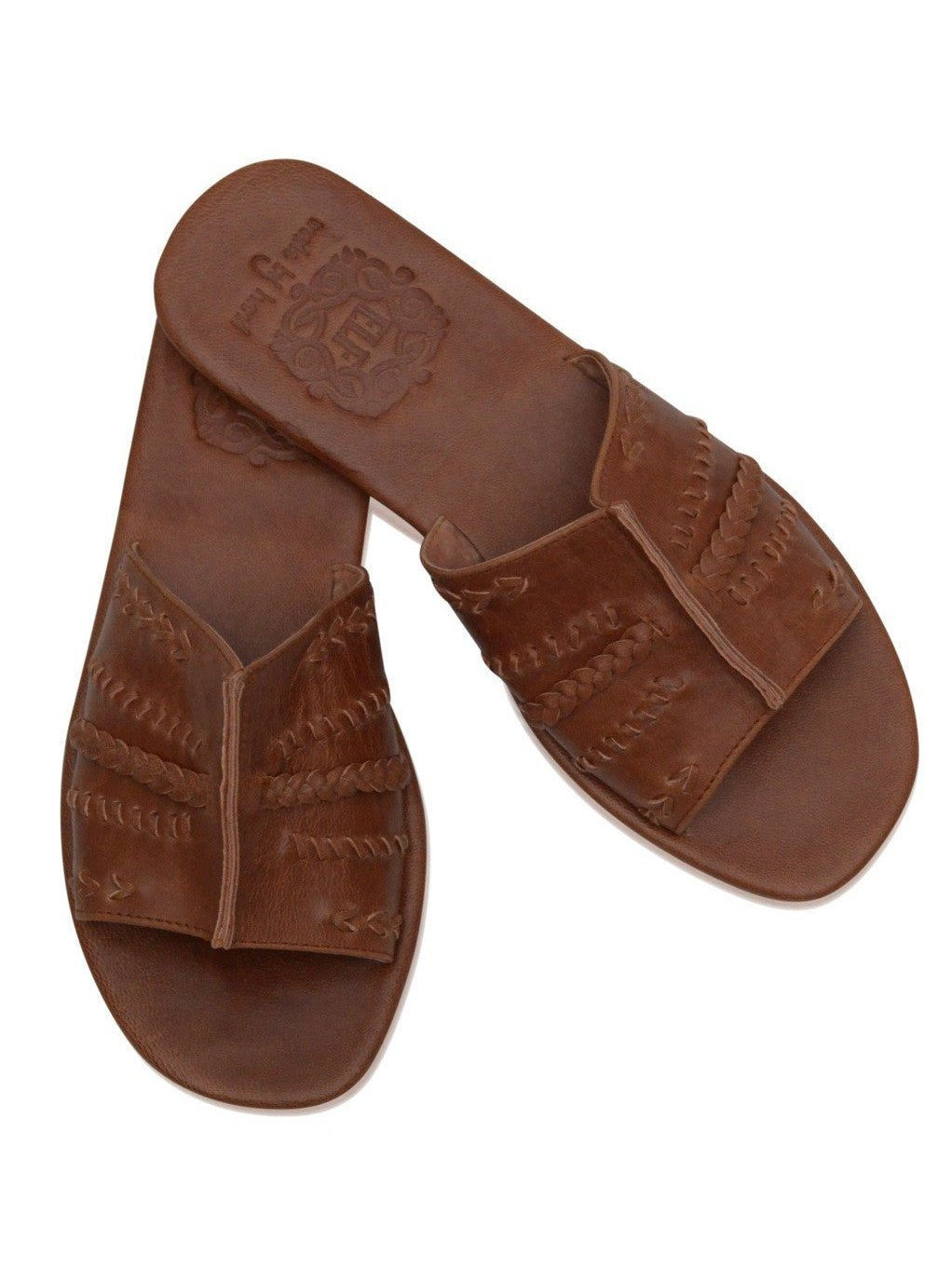 Dolce Vita Leather Slide Sandals-7