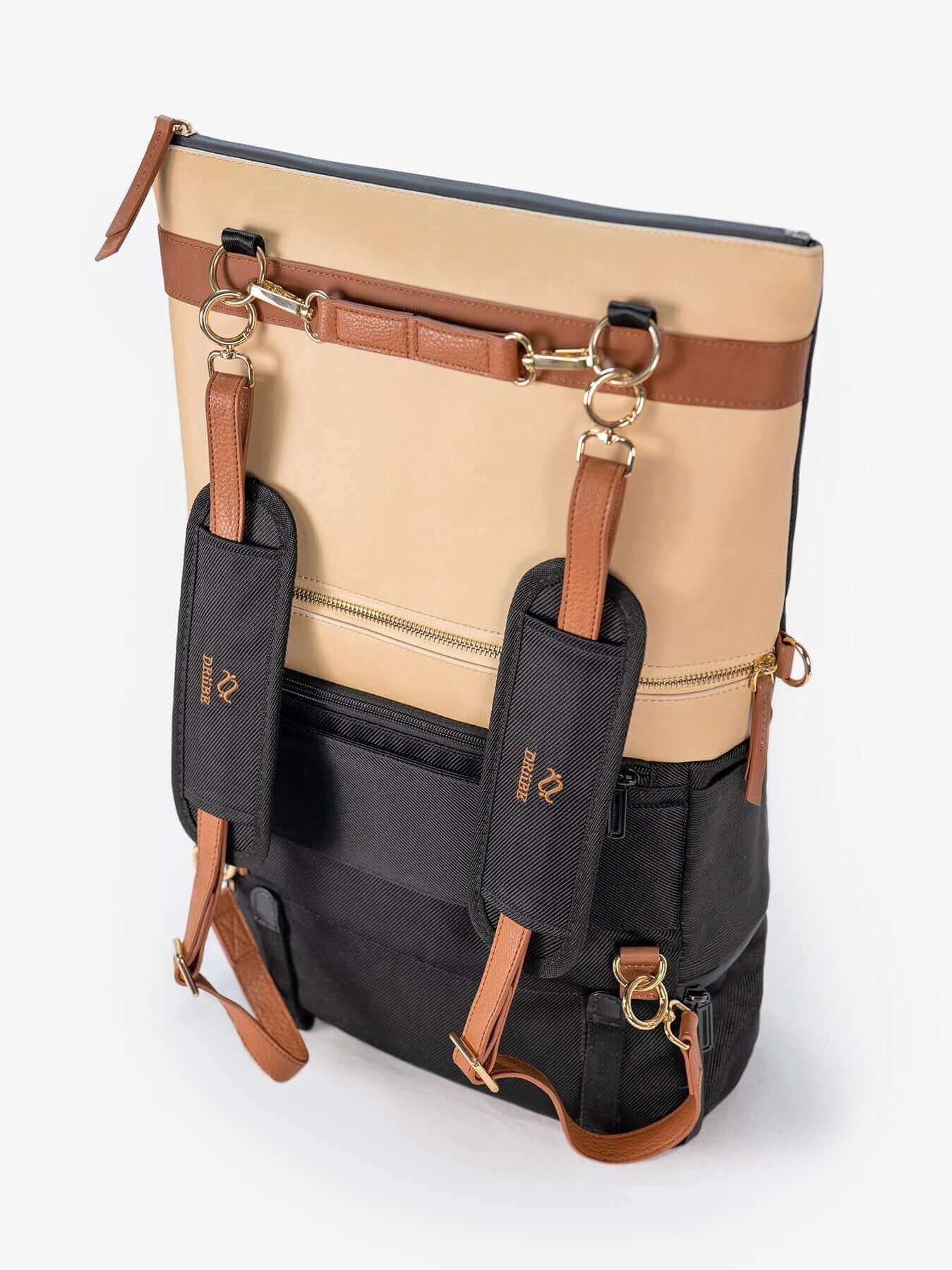 DAKOTA 3 in 1 Convertible Backpack Purse, Sand