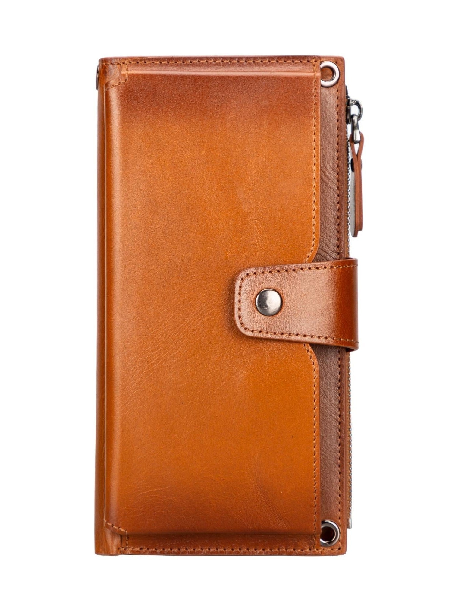 Kaycee Leather Women's Cell Phone Wallet with Strap-4