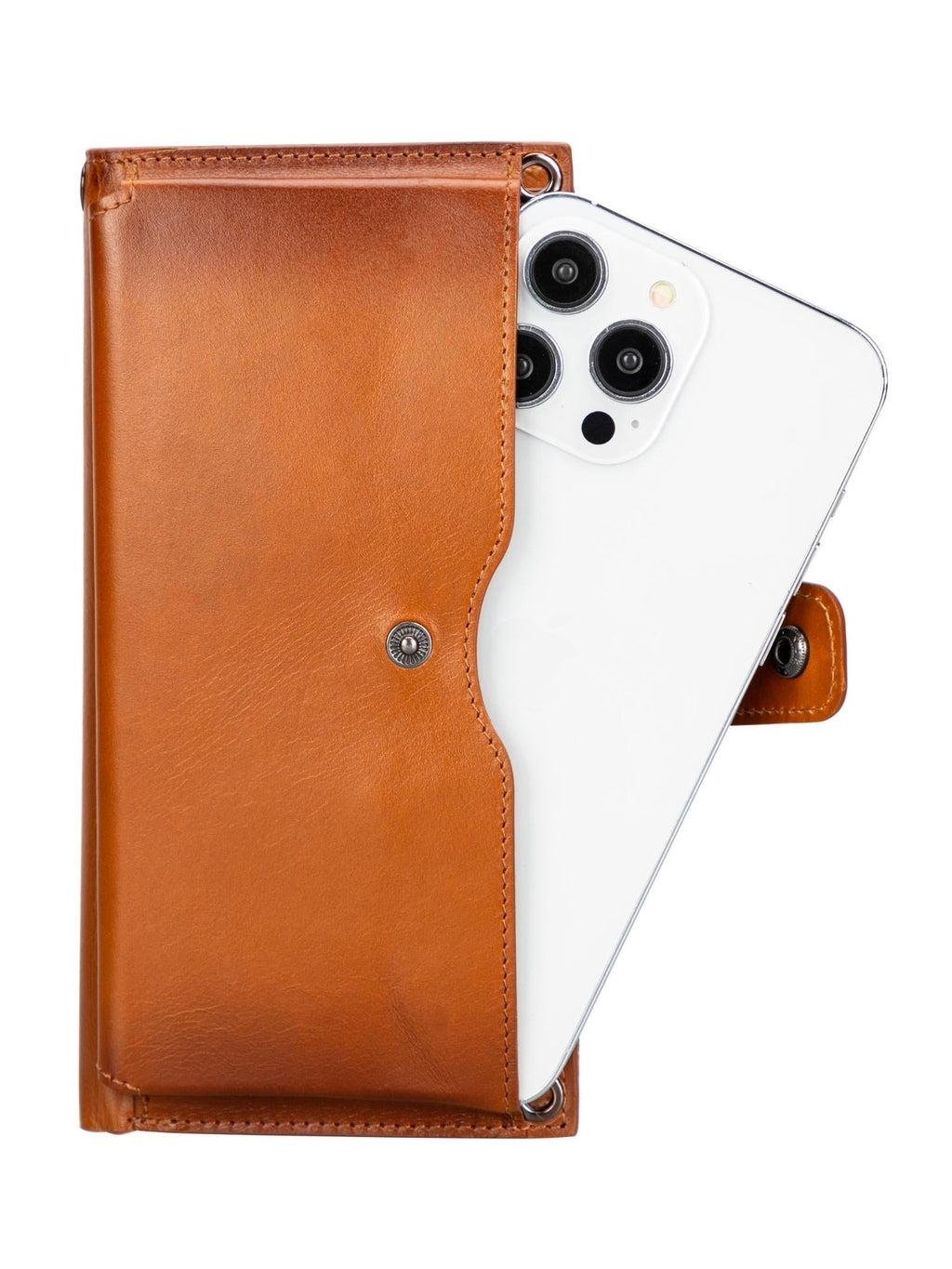 Kaycee Leather Women's Cell Phone Wallet with Strap-2