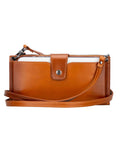 Kaycee Leather Women's Cell Phone Wallet with Strap-0