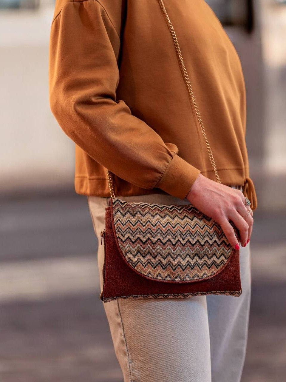 Bag Jane (big), vegan, artificial leather, 4 in 1