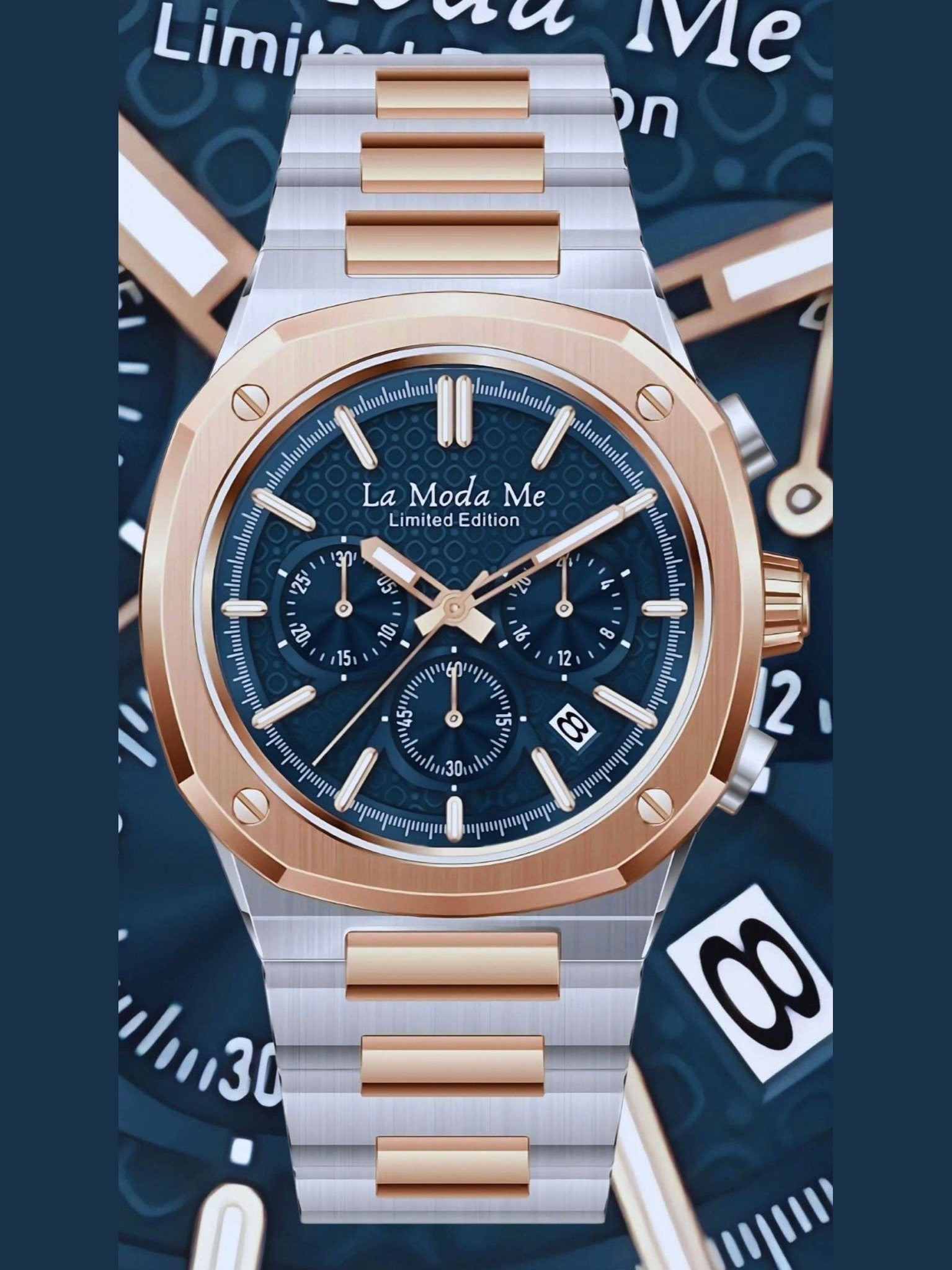 King Harald's Blue Jewel AG6 Watch - Premium Luxury Timepiece