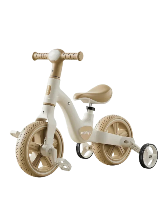Kids Balance Trike with Training Wheels (2-in-1)-0